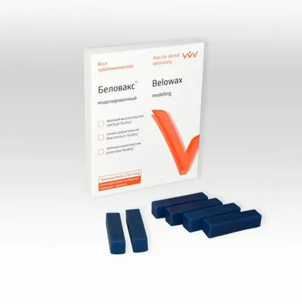 Фото №0 Воск моделировочный Беловакс-М, СИНИЙ, (55г). ВладМиВа