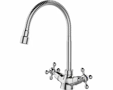 фото Дисма Смеситель для кухни Milardo Duplex,с гибким изливом DUPSB0FM05