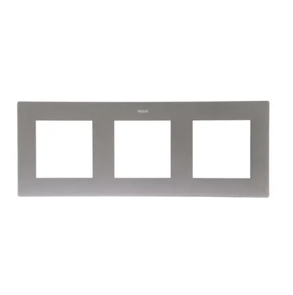 Фото №0 Рамка 3-м Simon24 алюм. 2400630-033