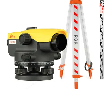 фото Комплект оптический нивелир Leica NA 320 штатив рейка - 3 в 1 с поверкой