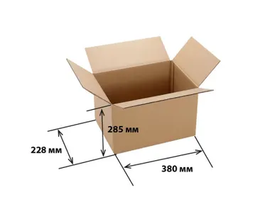 фото Гофроящик № 17 КБ, 380х285х228