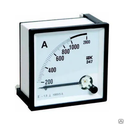 Фото №0 Вольтметр Э47 72х72 600В кл. точн. 1.5 ИЭК IPV10-6-0600-E