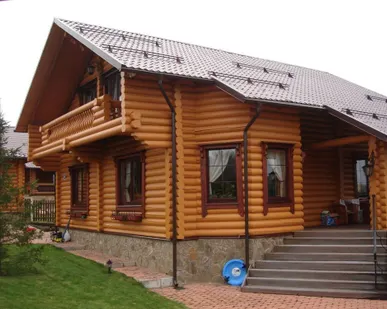 фото Оцилиндрованное бревно СОСНА, диаметр 260-280 мм