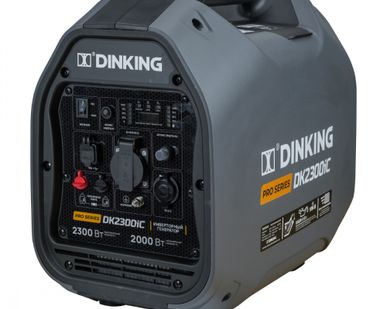 фото Генератор бензиновый инверторный Dinking DK2300iC (2,3кВт, 230В/50Гц, DK148F/P-2(T-48), бак 4л.)