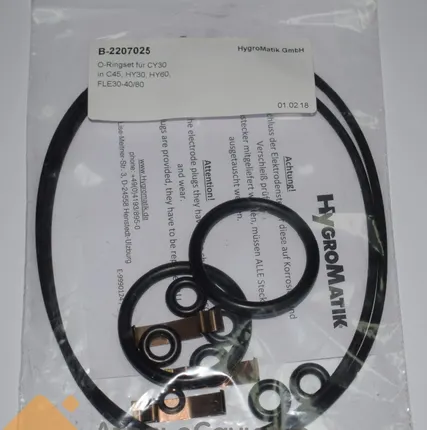 Фото №1 Набор сменных уплотнительных резиновых колец для HygroMatik С45 (арт. B-2207025/AC-05-00000)