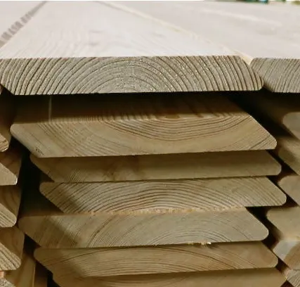 Фото №0 Планкен лиственница сорт С 140 мм