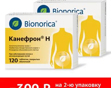 фото Набор 2 уп. Канефрон Н 120 шт таб