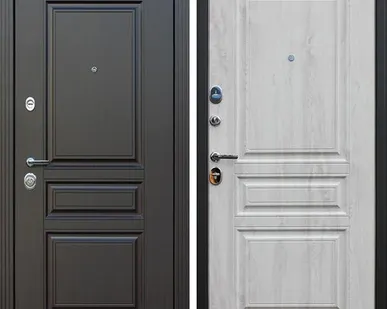 фото Входная дверь Гермес NEW венге-сосна белая АСД