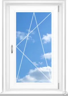 Фото №0 Окно ПВХ одностворчатое 600*1000