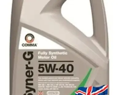 фото Моторное масло COMMA SYN4L 5W-40 синтетическое 4 л