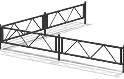 Фото №0 Металлическое ограждение