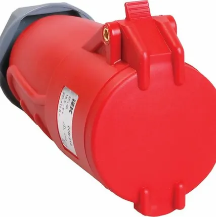 Фото №0 Розетка силовая 3-ф., 16А, 380В, IP44 (4-п, перен.) M...