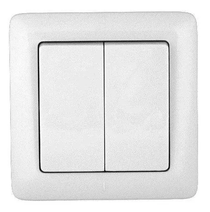 Фото №0 Выключатель 2-кл. СП Хит 6А IP20 250В бел. SchE VS56-234-B