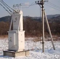 фото Мачтовая комплектная трансформаторная подстанция М-КТП