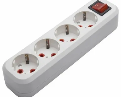 фото Колодка 4-х местн., с з/к с выкл. 250В, 16А, IP20 (дл...