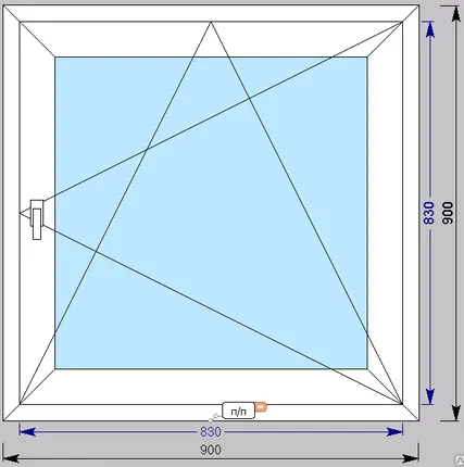 Фото №0 Окно ПВХ