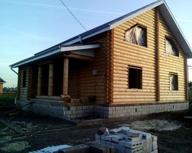 фото Возведение деревянных домов под ключ