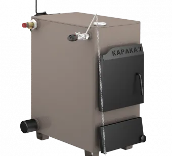 фото Котел на твердом топливе Каракан 14ТЭГ 3, 14 кВт без плиты