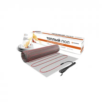 Фото №0 Нагревательный мат электрический Grandeks G2 для теплого пола 0,5 м² 75 Вт