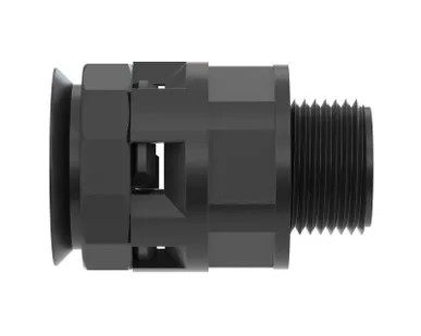 фото Переходник труба-коробка DN 17мм М20х1.5 полиамид черн. IP66 DKC PAM17M20N