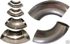 фото Отвод 10-1020 ст.3сп, 10, 20, 09Г2С, оцинкованый, чугунный