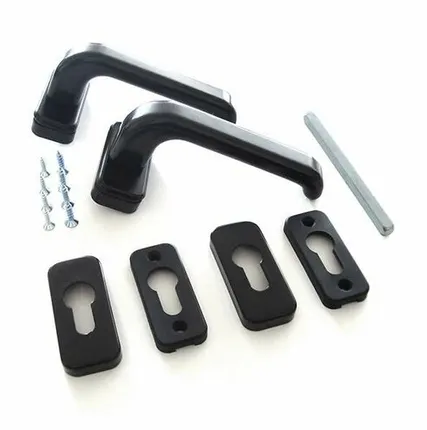 Фото №0 Гарнитур нажимной раздельный Elementis 31.5/PZ/8(длина штифта 120мм+1пара накладок), черный