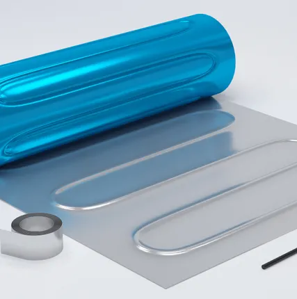 Фото №0 Теплый пол (нагревательный мат) на фольге.