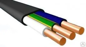 фото Кабель силовой ВВГмбнг 3х1.5 плоский (100м)