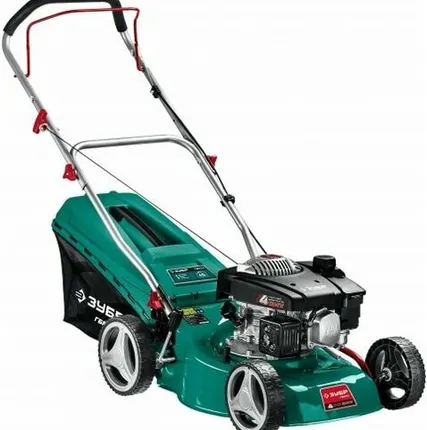 Фото №0 Бензиновая газонокосилка ЗУБР 410 мм, 3.5 л. с. ГБ-410