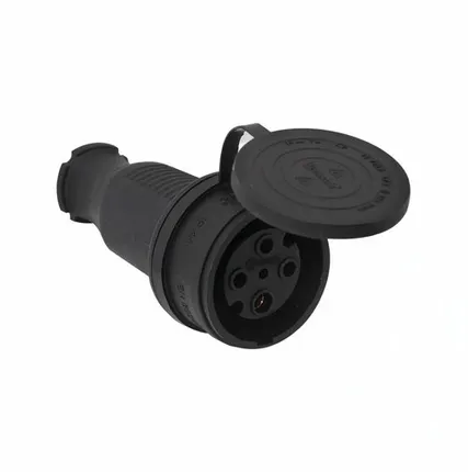 Фото №0 Розетка каучук 3-ф., 16А удлинитель IP44 3102-304-0300