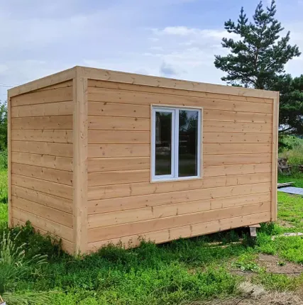 Фото №0 Данный дачный домик: ширина 2,5 м, длина 4 м, высота 2,4