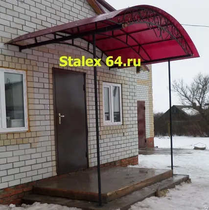 Фото №0 Навес над крыльцом №2