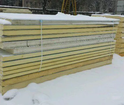 Фото №0 Сэндвич-панель ппу 40 мм 4,02 м