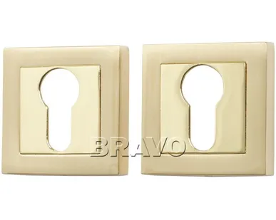 фото Накладка цилиндровая {product_title} на квадратной розетке {product_color}{