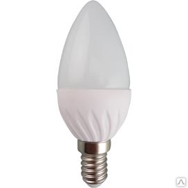 фото Лампа светодиодная Ecola candle LED 5.3W E14 4000K свеча