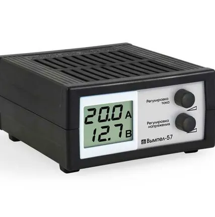 Фото №0 Вымпел-57 (автомат, 0,5-20А, 7.4-18В, ЖК индикатор) зарядное устройство