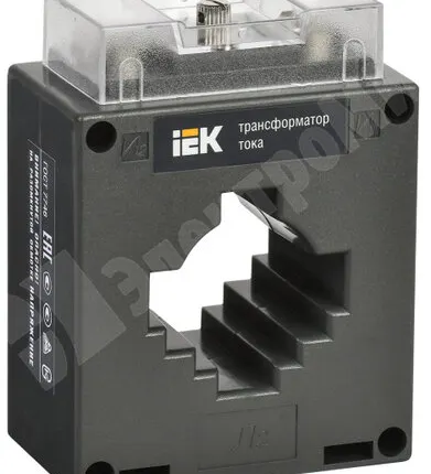 Фото №0 Трансформатор тока 400/5А 5ВА кл.0,5S под шину разм. до 40х10(40х10)мм под диам.кабеля 30 мм се ITT30-3-05-0400 IEK (ИЭК)