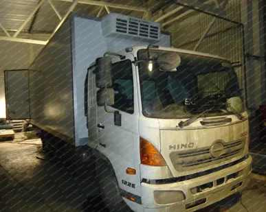 фото Автофургон рефрижератор на шасси HINO 500 GD8JMTA-QHR с ХОУ Dongin Thermo DM-500H, 4х2.