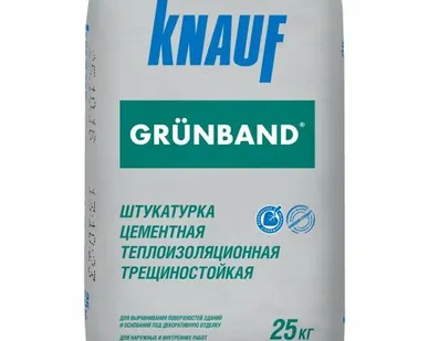 фото Штукатурка теплоизоляционная "КНАУФ-Грюндбанд" 25 кг (1п=30шт)