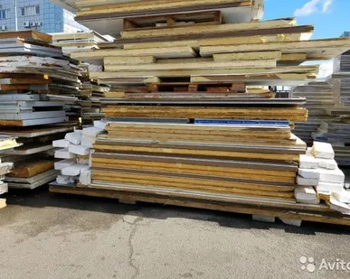 фото Сэндвич панели PIR 60 б/у, 2,39 м