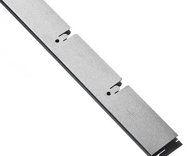 фото Грильято профиль направляющий 600мм, ячейка 75*75мм 0,42мм алюминий Металлик серебристый