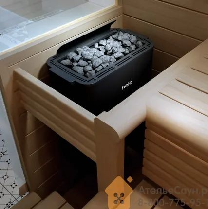 Фото №1 Электрическая печь Helo HAVANNA 90 STS BWT (чёрная, со встроенным пультом, с пароувлажнителем, арт. 005846)