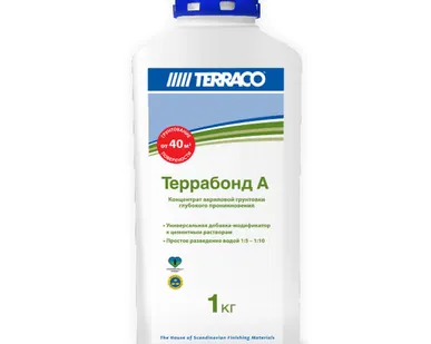 фото Грунтовка-добавка ТЕРРАБОНД А 1кг, Концентрированная добавка