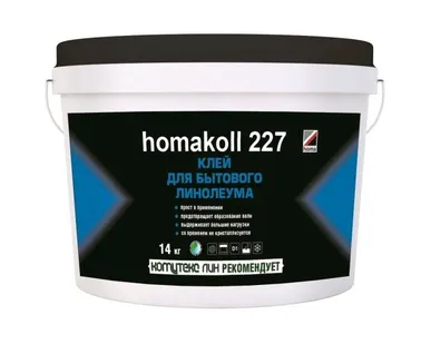 фото Клей для бытового линолеума, водно-дисперсионный homakoll 227