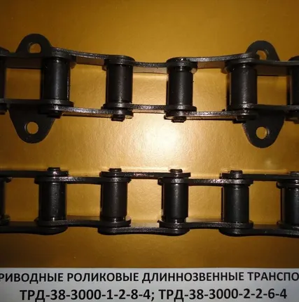 Фото №0 Цепь транспортерная длиннозвенная ТРД-38-3000-1-3-6-Т