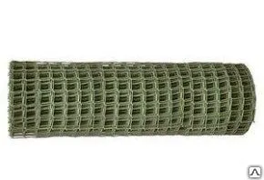 фото Сетка ограждения Хаки Пластиковая 43x43 мм. Н-2м.