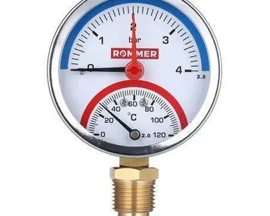 фото Термоманометр радиальный