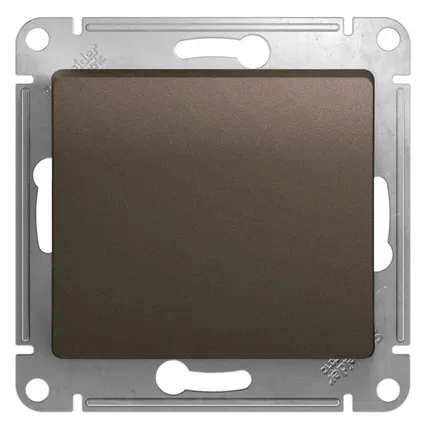 Фото №0 Механизм выключателя 1-кл. СП Glossa 10А IP20 (сх. 1) 10AX шоколад. SchE GSL000811