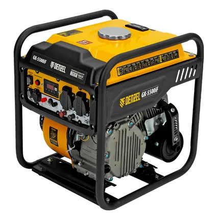 Фото №0 Генератор инверторный 94709 Denzel GK-5500iF, 5.5 кВт, 220 В, бак 7 л, ручной стартер, 32 кг