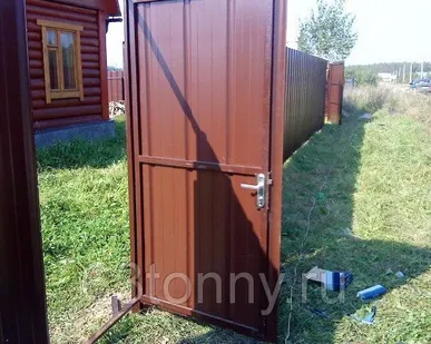 фото Калитка из профлиста